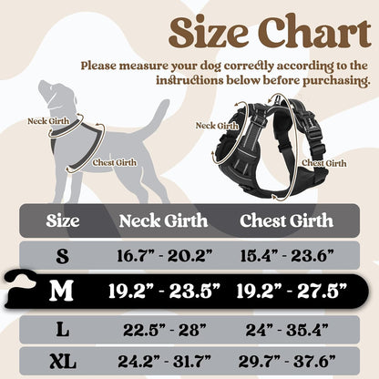 Dog Harness for Large, Updated Easy On & Off with 3 Buckles | No Pull No Choke, Walking with 2 Clips and Handle, Adjustable Soft Reflective, Blue, Large