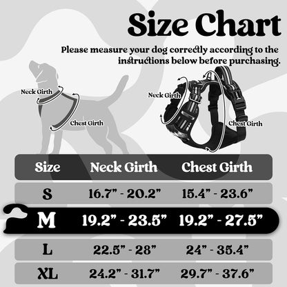 Dog Harness for Large, Updated Easy On & Off with 3 Buckles | No Pull No Choke, Walking with 2 Clips and Handle, Adjustable Soft Reflective, Blue, Large