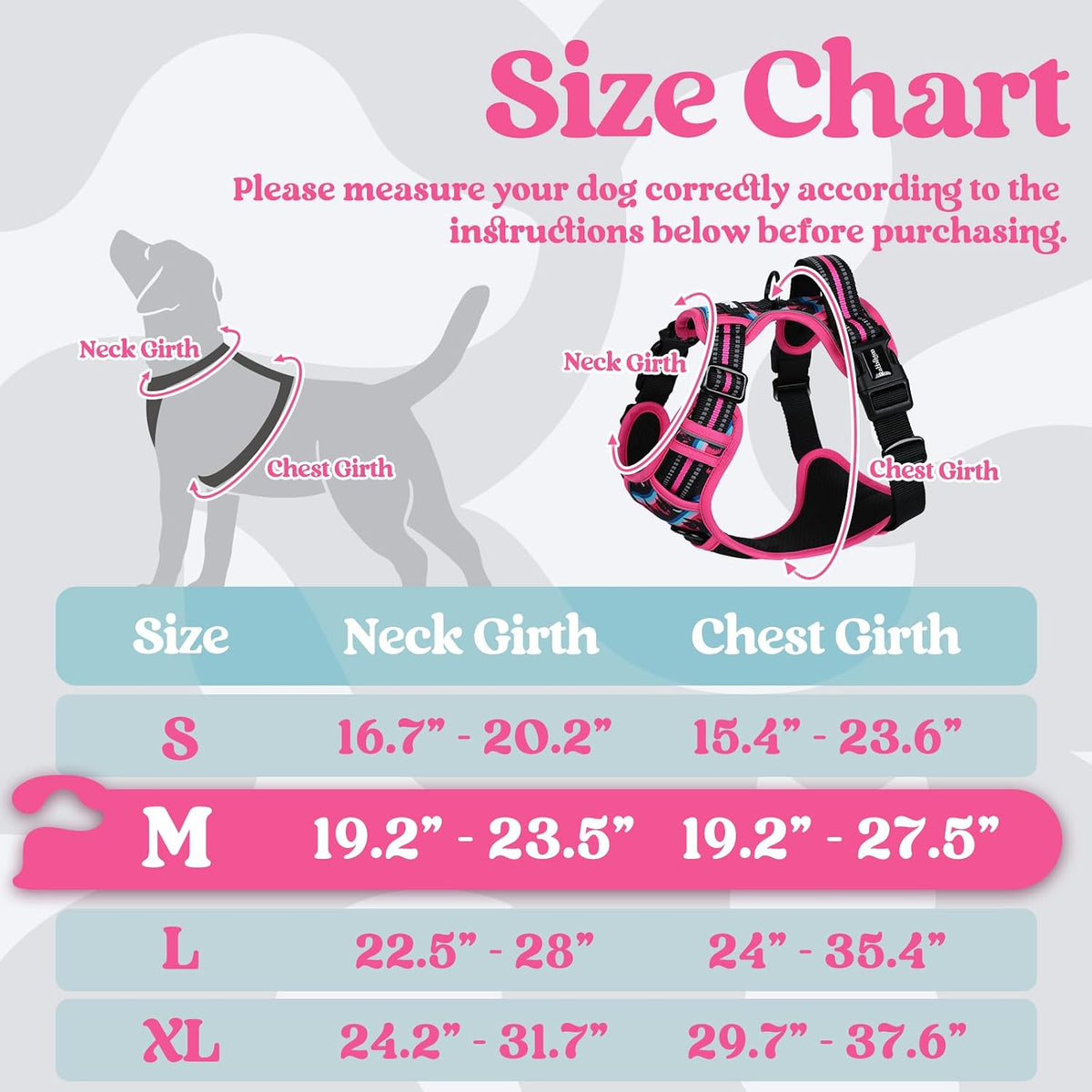 Dog Harness for Large, Updated Easy On & Off with 3 Buckles | No Pull No Choke, Walking with 2 Clips and Handle, Adjustable Soft Reflective, Blue, Large