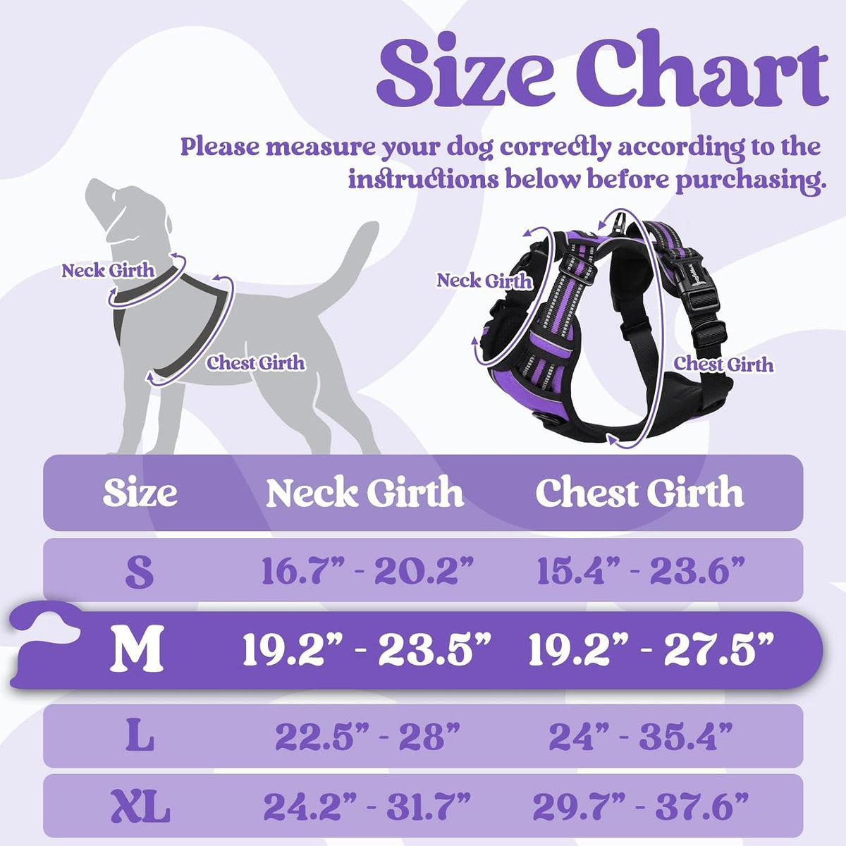 Dog Harness for Large, Updated Easy On & Off with 3 Buckles | No Pull No Choke, Walking with 2 Clips and Handle, Adjustable Soft Reflective, Blue, Large
