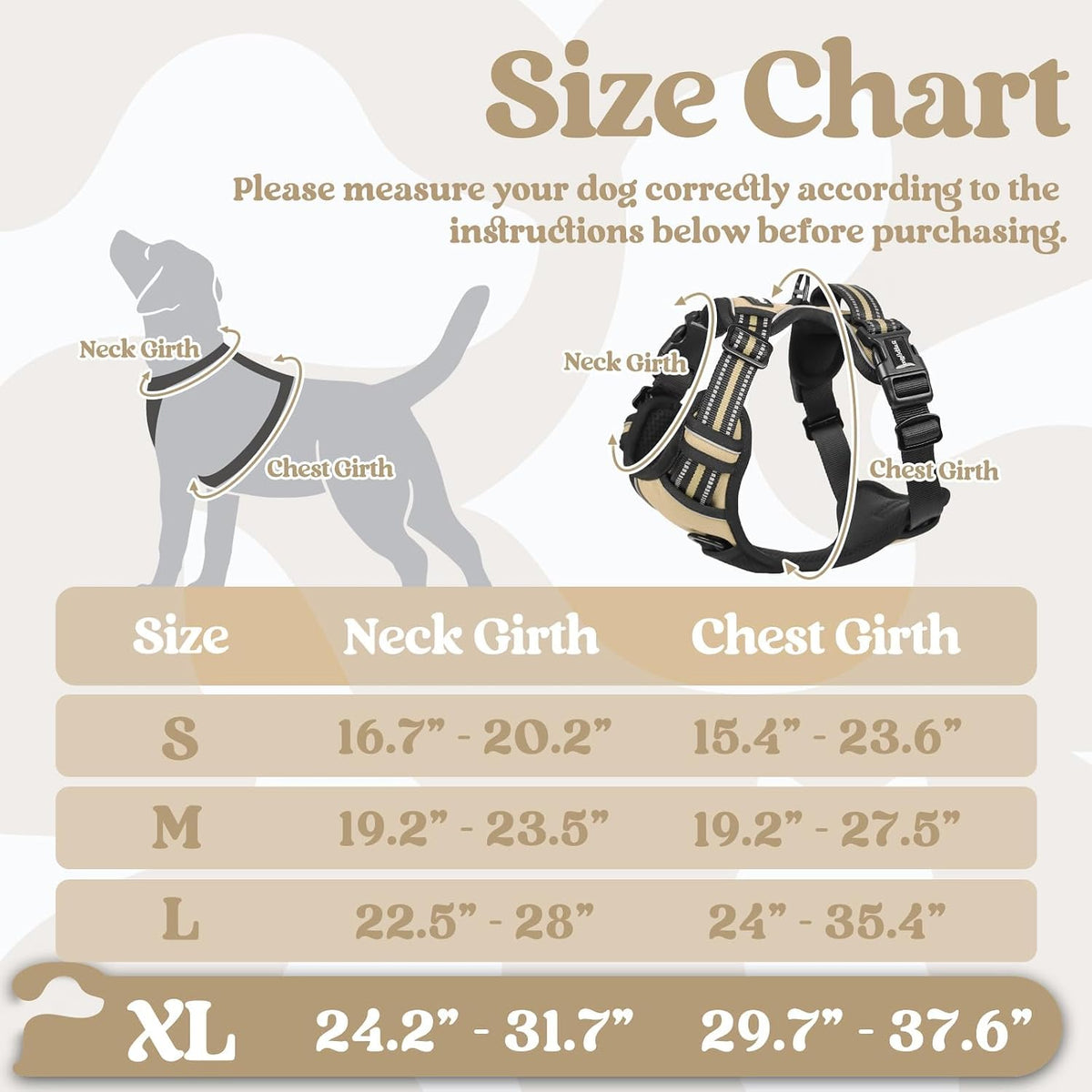 Dog Harness for Large, Updated Easy On & Off with 3 Buckles | No Pull No Choke, Walking with 2 Clips and Handle, Adjustable Soft Reflective, Blue, Large