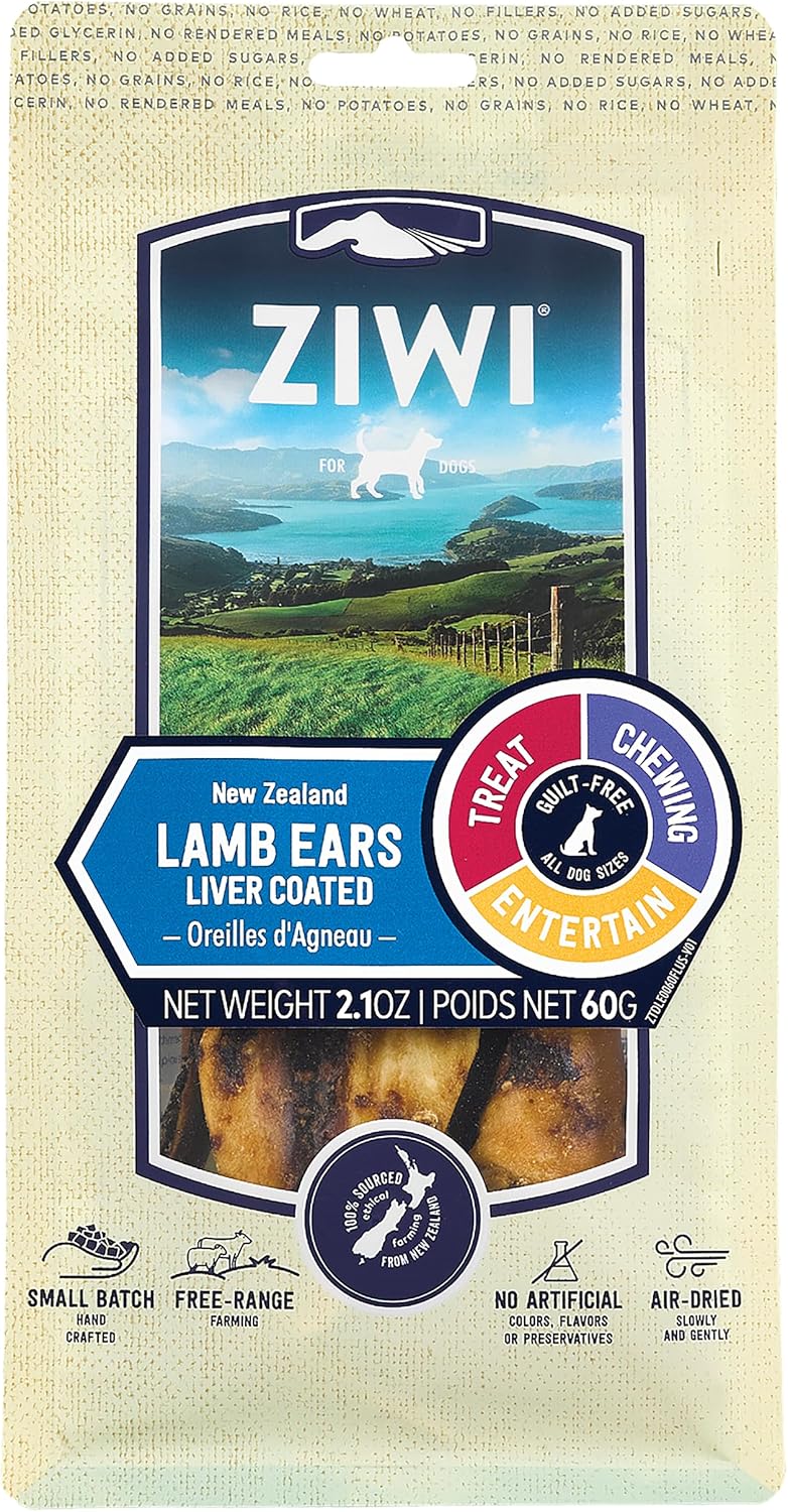 Dog Chews and Treats – Beef Weasand - All Natural, Air-Dried, Single Protein, Grain-Free, High-Value Treat, Snack, Reward 2.5 Ounce (Pack of 1)