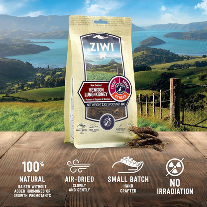 Dog Chews and Treats – Beef Weasand - All Natural, Air-Dried, Single Protein, Grain-Free, High-Value Treat, Snack, Reward 2.5 Ounce (Pack of 1)