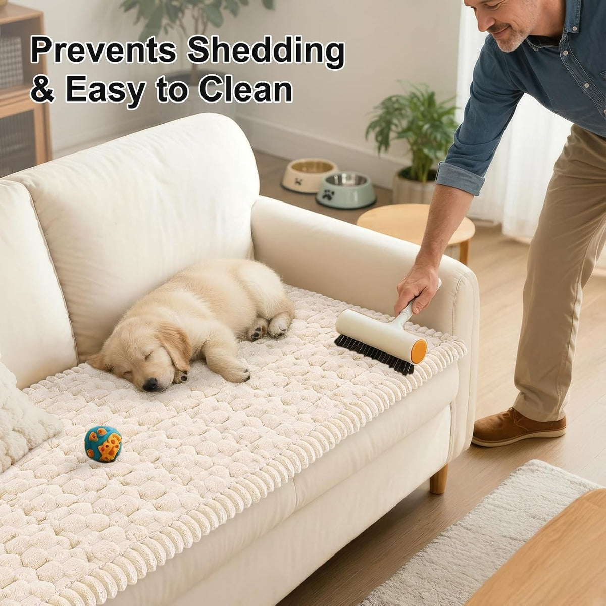 Non Slip Couch Covers for Dogs, Scratch Resistant Pet Sofa Protector