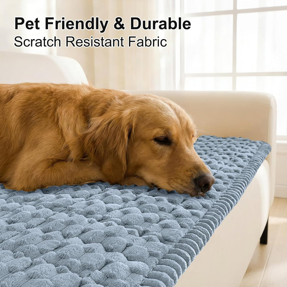 Non Slip Couch Covers for Dogs, Scratch Resistant Pet Sofa Protector