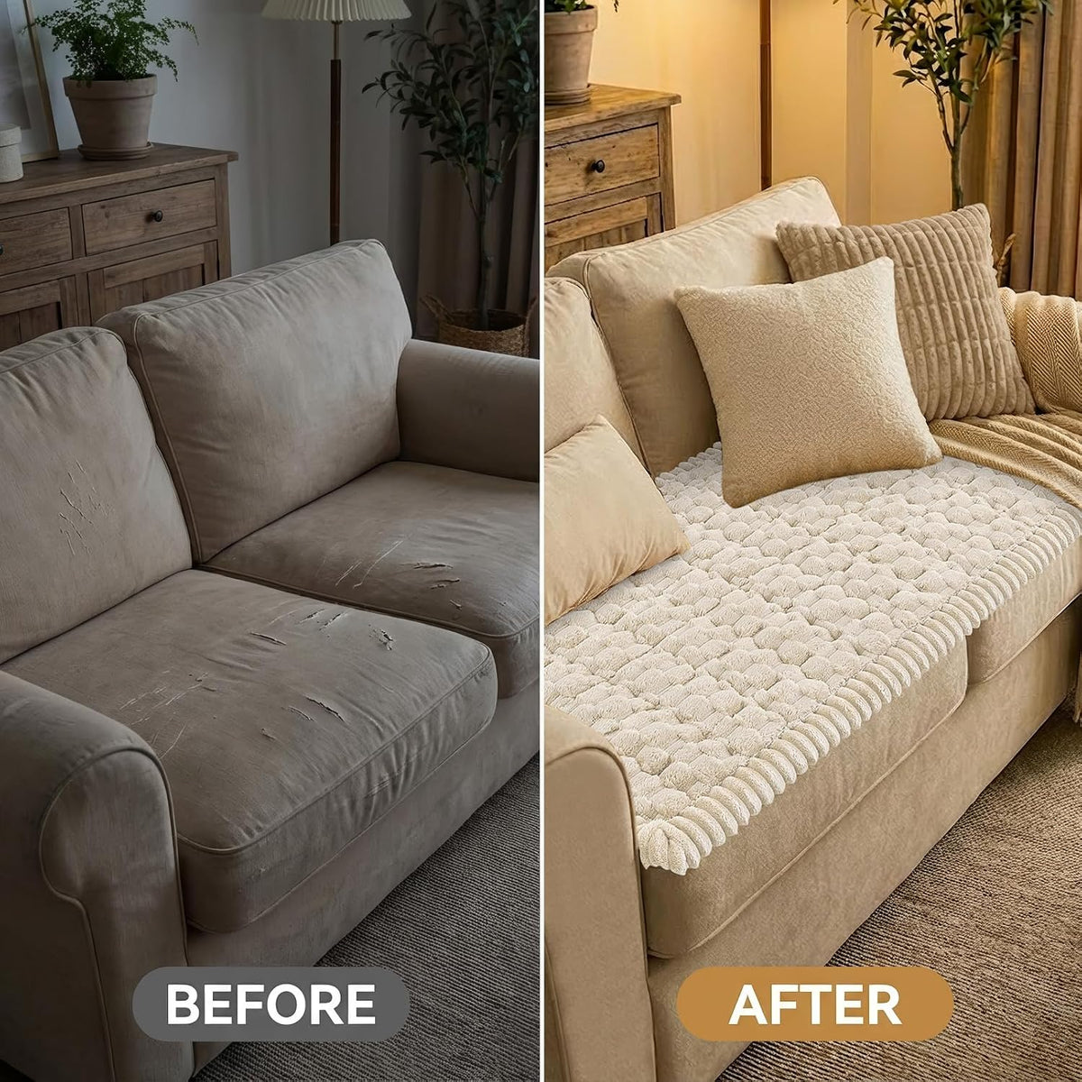 Non Slip Couch Covers for Dogs, Scratch Resistant Pet Sofa Protector