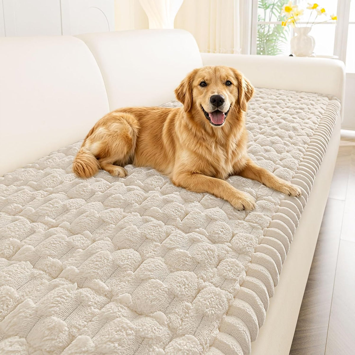 Non Slip Couch Covers for Dogs, Scratch Resistant Pet Sofa Protector