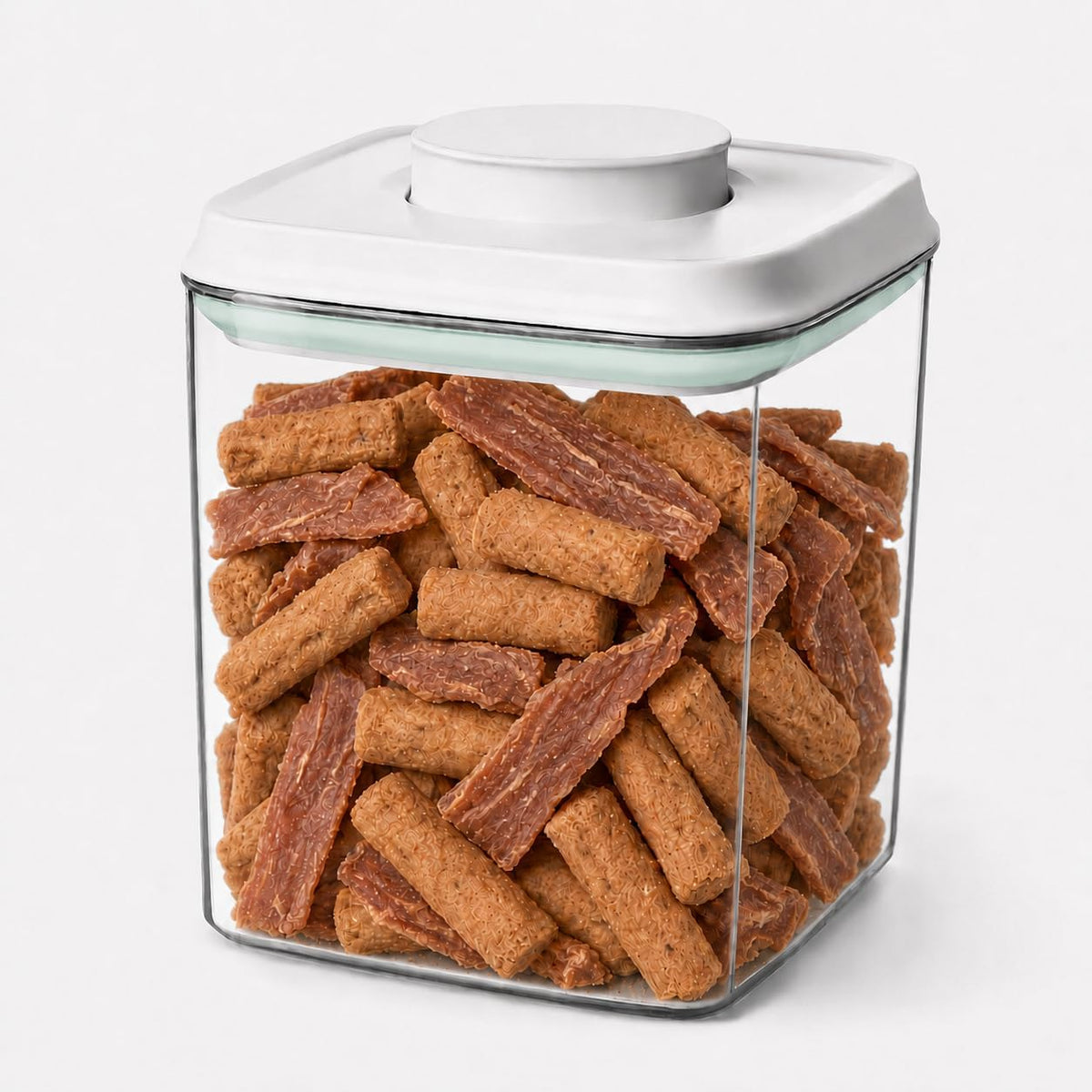 4.2 Qt Airtight Dog Food Storage Container with Scoop, Pop Lid