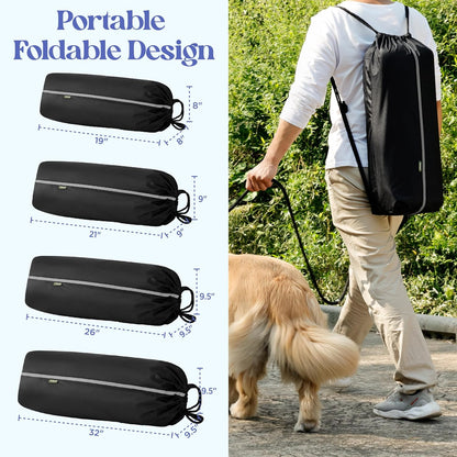 Today Show Soft Collapsible Dog Crates for Large Dogs, 36in Black