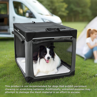Today Show Soft Collapsible Dog Crates for Large Dogs, 36in Black