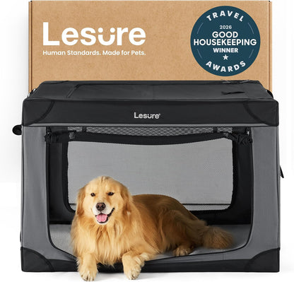 Today Show Soft Collapsible Dog Crates for Large Dogs, 36in Black