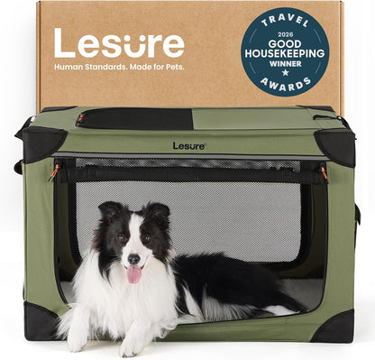 Today Show Soft Collapsible Dog Crates for Large Dogs, 36in Black