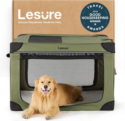 Today Show Soft Collapsible Dog Crates for Large Dogs, 36in Black