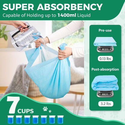 60 Count Extra Large Dog Pee Pads 28" x 34", Super Absorbent X-Large Puppy Pads Disposable Dogs Training Pads, Quick Drying Leak-Proof Dog Potty Pads for Doggies Puppies