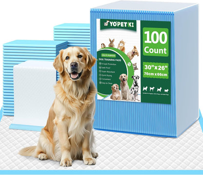 60 Count Extra Large Dog Pee Pads 28" x 34", Super Absorbent X-Large Puppy Pads Disposable Dogs Training Pads, Quick Drying Leak-Proof Dog Potty Pads for Doggies Puppies