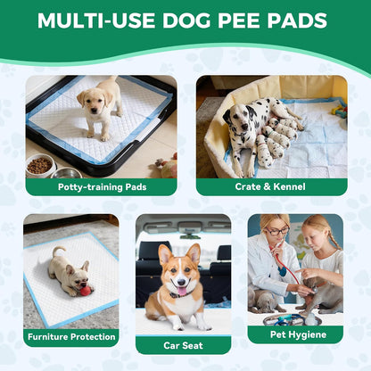 60 Count Extra Large Dog Pee Pads 28" x 34", Super Absorbent X-Large Puppy Pads Disposable Dogs Training Pads, Quick Drying Leak-Proof Dog Potty Pads for Doggies Puppies