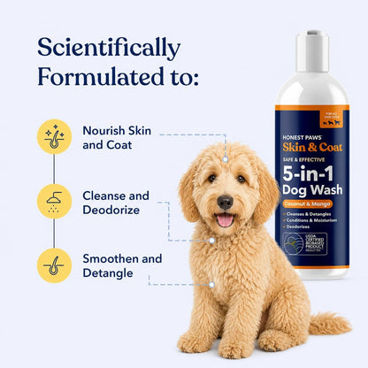 Oatmeal Aloe Dog Shampoo and Conditioner, Itchy Skin Relief, Sensitive Skin