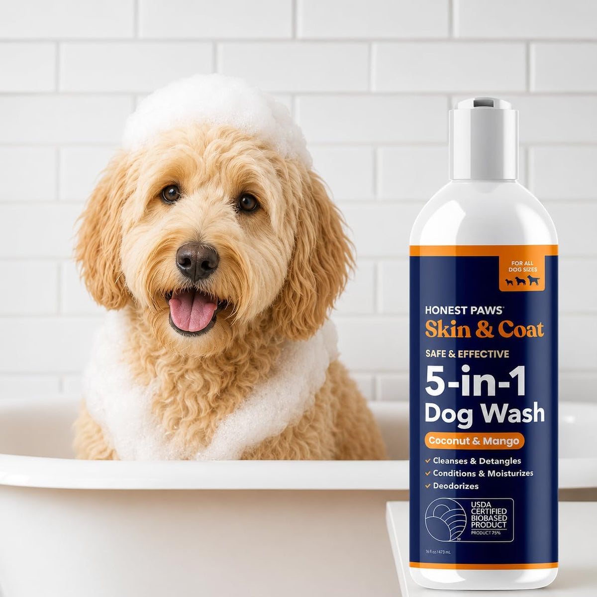 Oatmeal Aloe Dog Shampoo and Conditioner, Itchy Skin Relief, Sensitive Skin