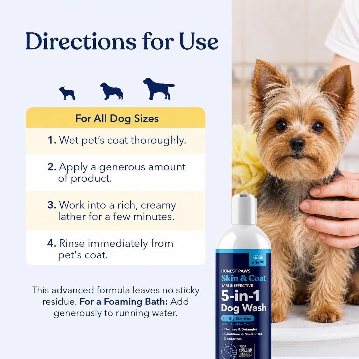 Oatmeal Aloe Dog Shampoo and Conditioner, Itchy Skin Relief, Sensitive Skin