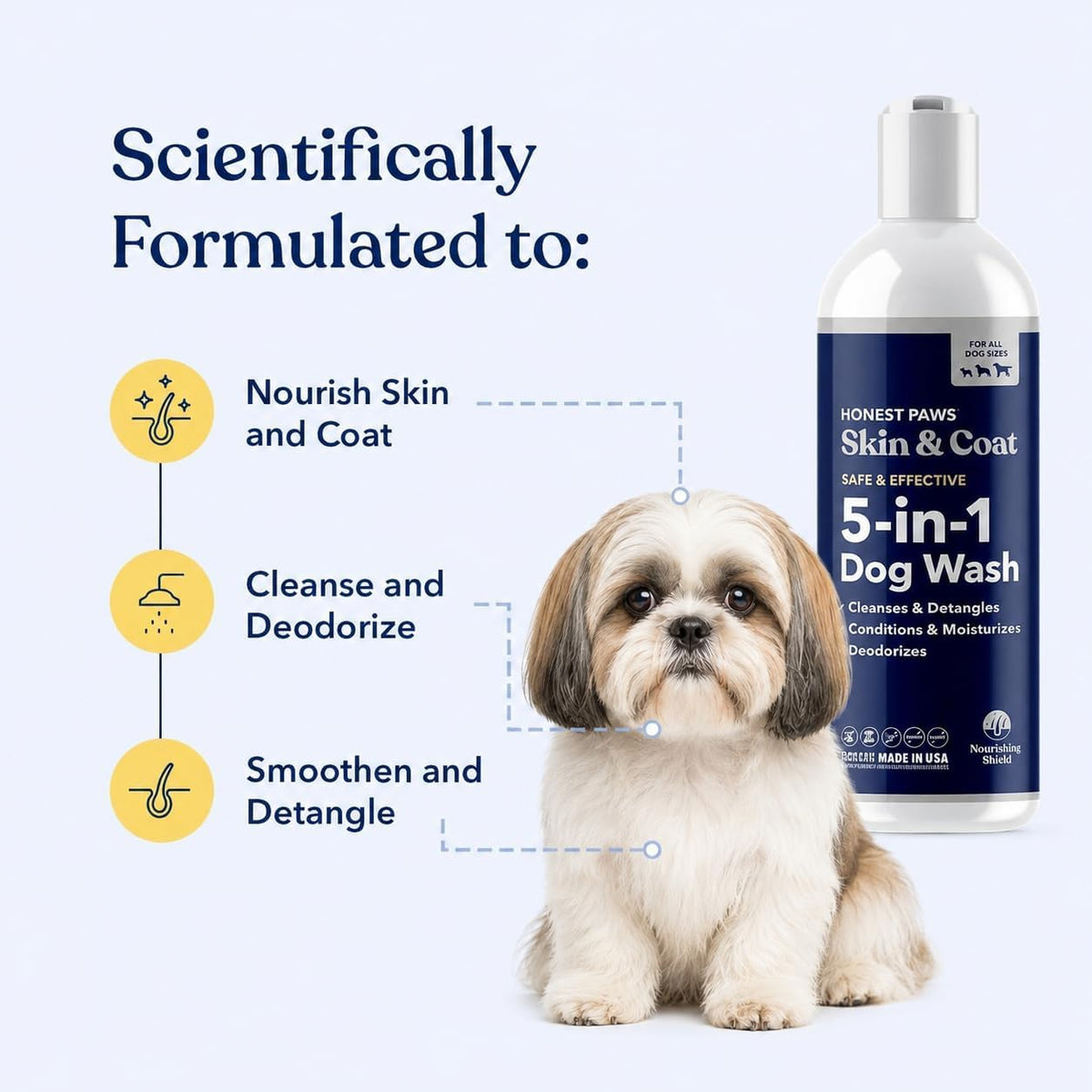 Oatmeal Aloe Dog Shampoo and Conditioner, Itchy Skin Relief, Sensitive Skin
