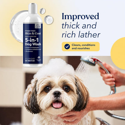Oatmeal Aloe Dog Shampoo and Conditioner, Itchy Skin Relief, Sensitive Skin