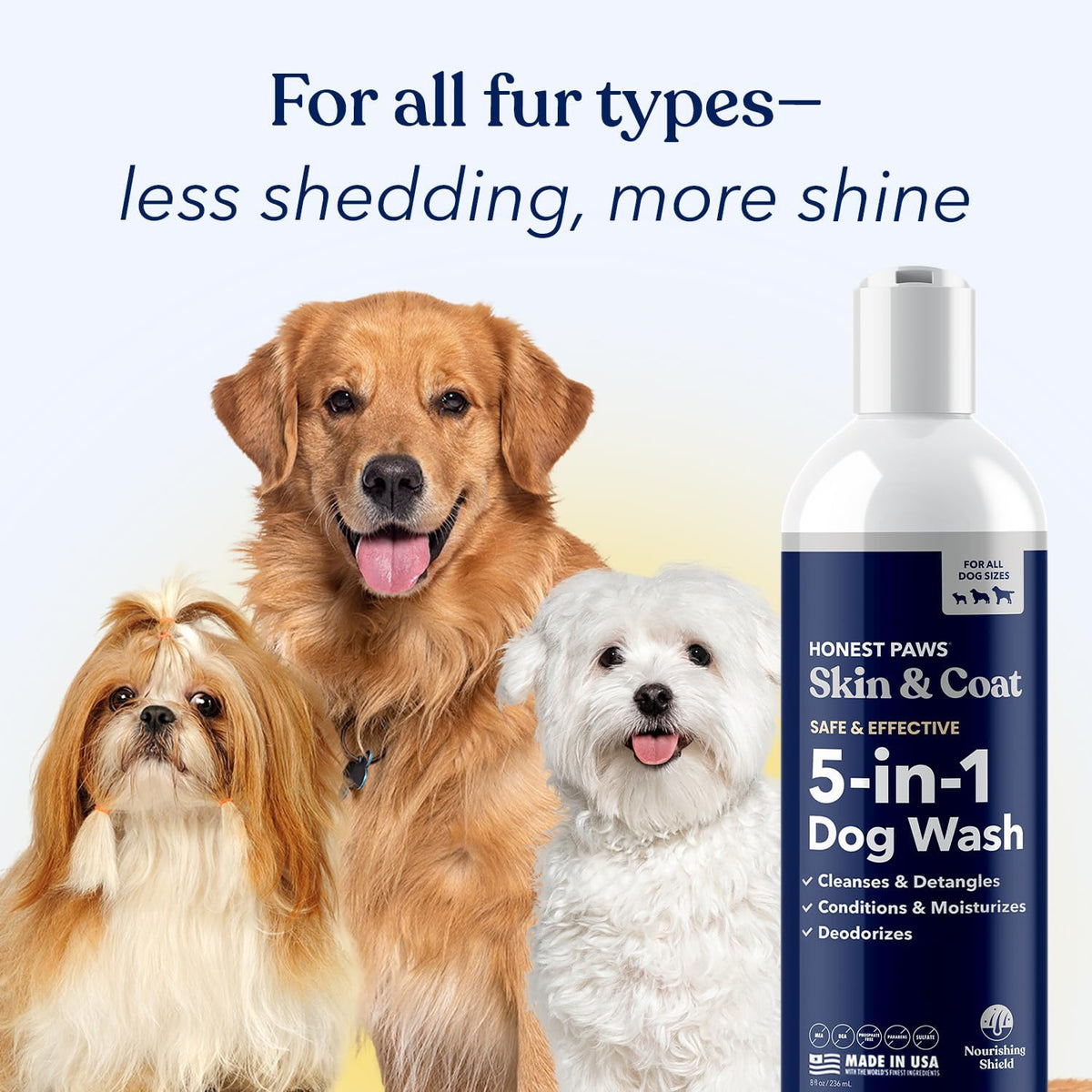 Oatmeal Aloe Dog Shampoo and Conditioner, Itchy Skin Relief, Sensitive Skin