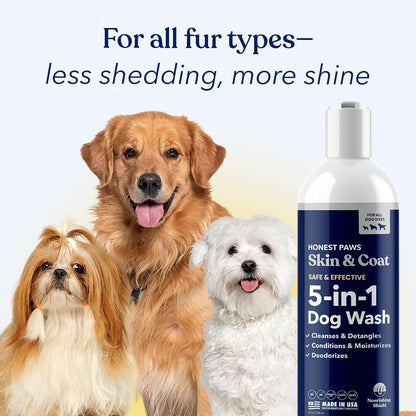 Oatmeal Aloe Dog Shampoo and Conditioner, Itchy Skin Relief, Sensitive Skin