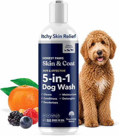 Oatmeal Aloe Dog Shampoo and Conditioner, Itchy Skin Relief, Sensitive Skin