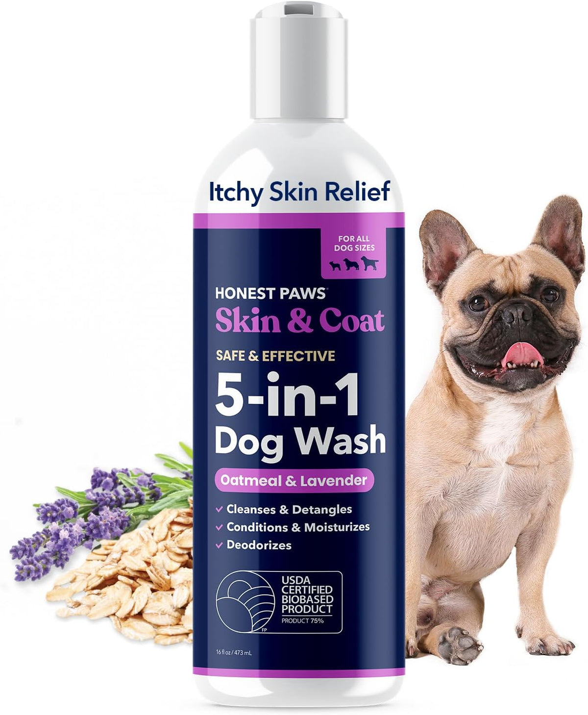 Oatmeal Aloe Dog Shampoo and Conditioner, Itchy Skin Relief, Sensitive Skin