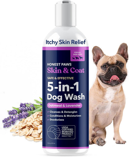 Oatmeal Aloe Dog Shampoo and Conditioner, Itchy Skin Relief, Sensitive Skin