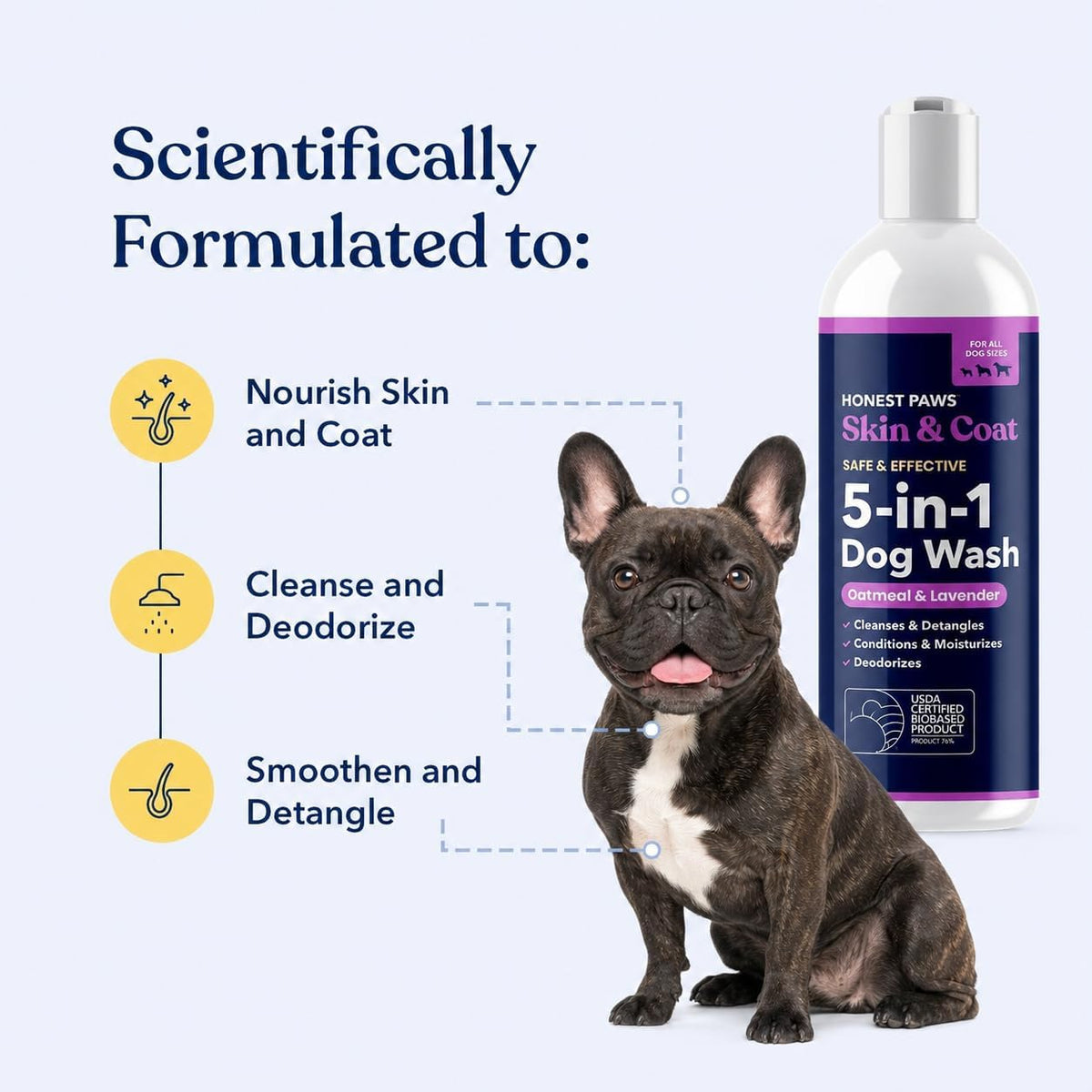 Oatmeal Aloe Dog Shampoo and Conditioner, Itchy Skin Relief, Sensitive Skin