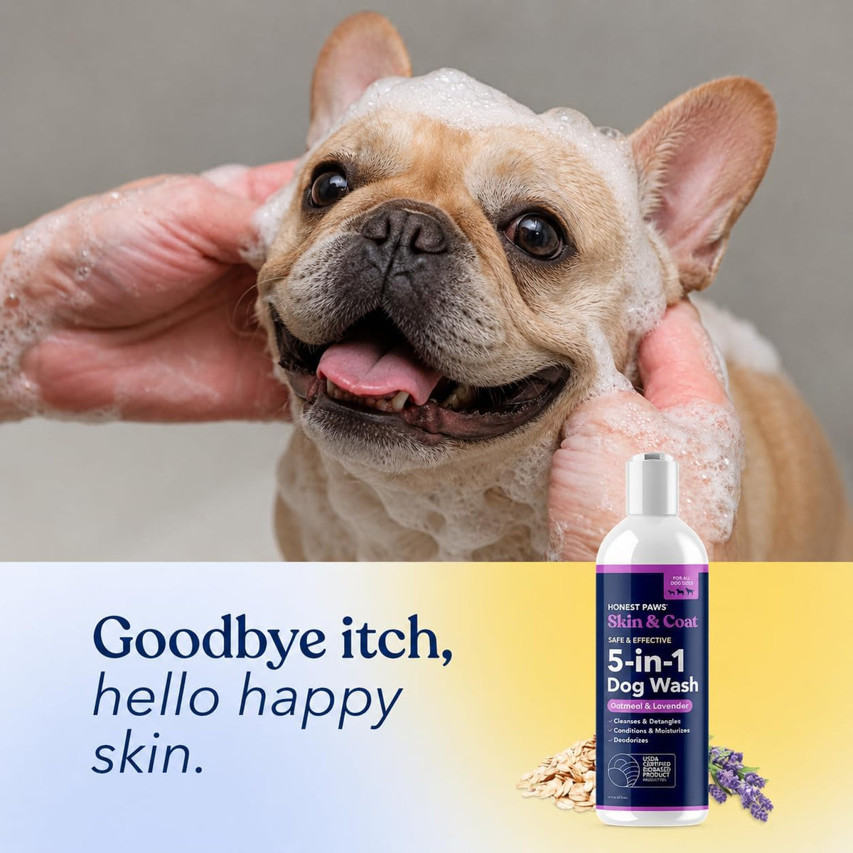 Oatmeal Aloe Dog Shampoo and Conditioner, Itchy Skin Relief, Sensitive Skin