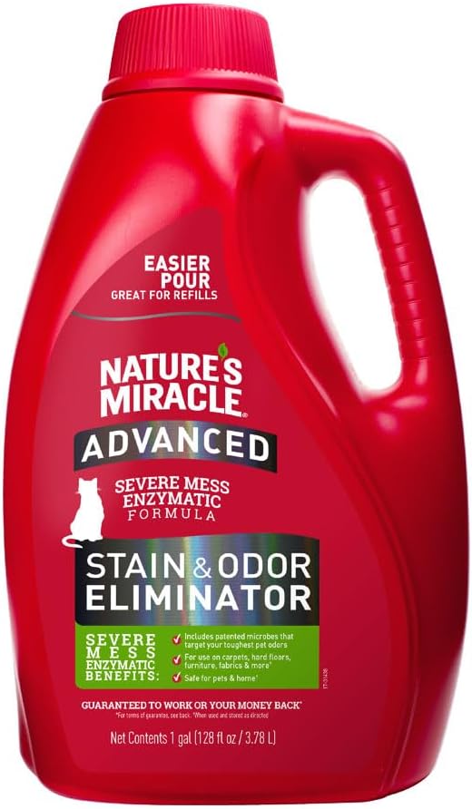 Advanced Cat Stain & Odor Eliminator, Severe Mess, 32 oz