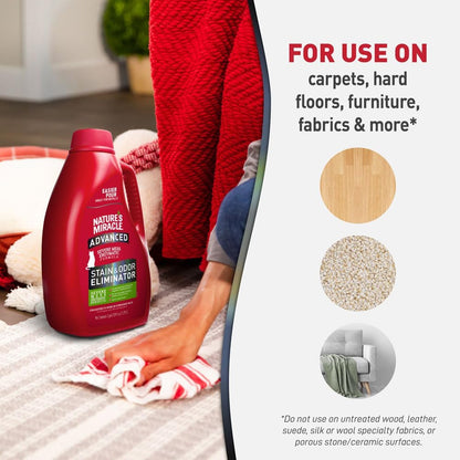 Advanced Cat Stain & Odor Eliminator, Severe Mess, 32 oz