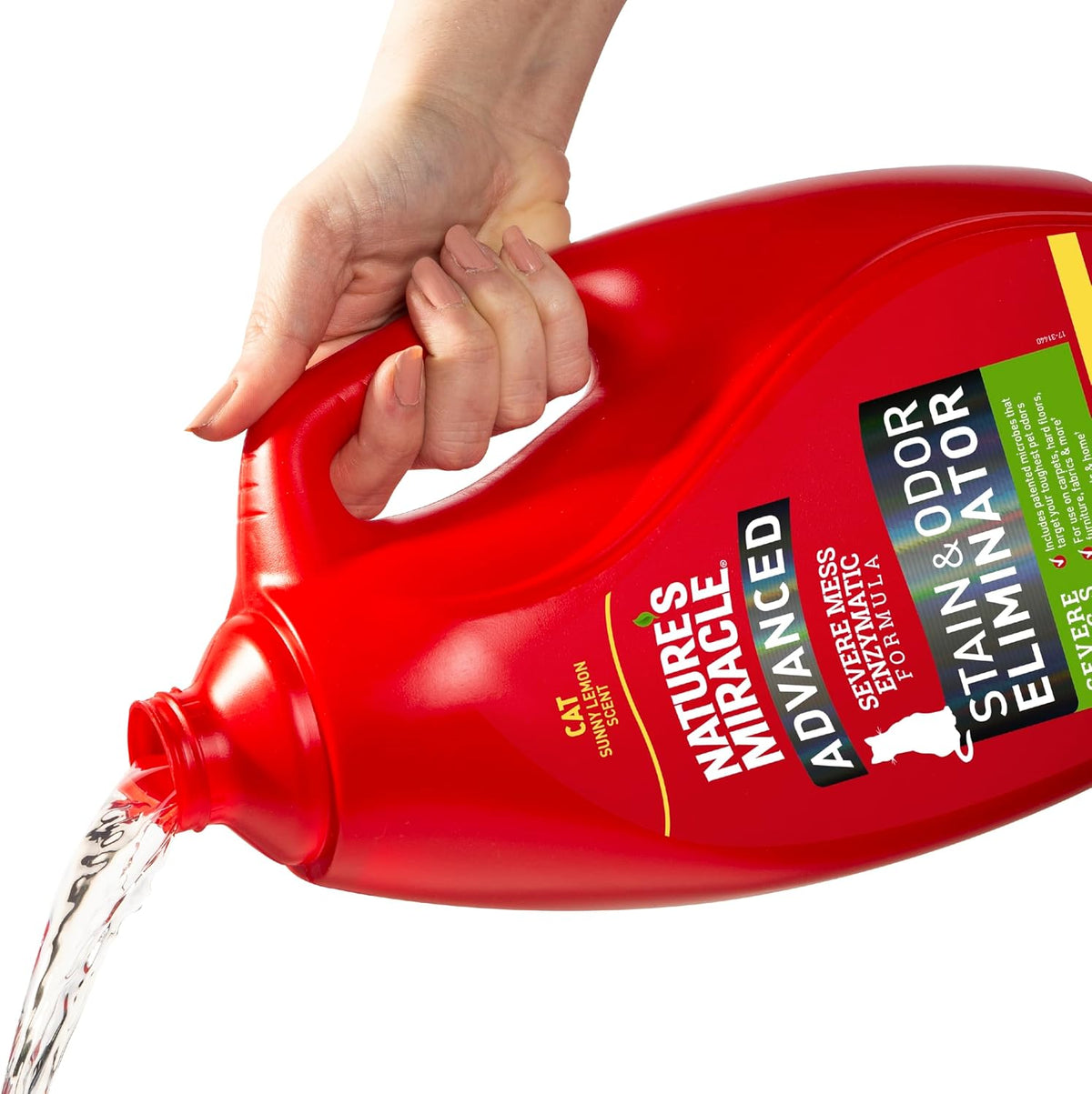 Advanced Cat Stain & Odor Eliminator, Severe Mess, 32 oz