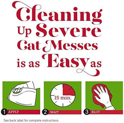 Advanced Cat Stain & Odor Eliminator, Severe Mess, 32 oz
