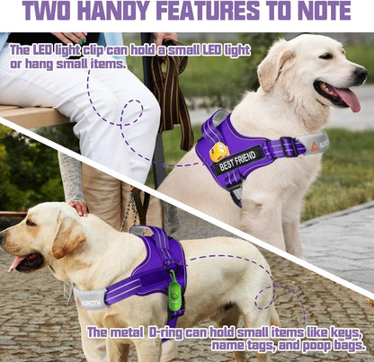 AUROTH Dog Harness and Leash Set for Medium Sized Dog, No Pull Dog Vest