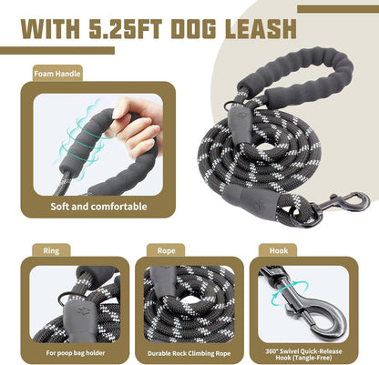 AUROTH Dog Harness and Leash Set for Medium Sized Dog, No Pull Dog Vest
