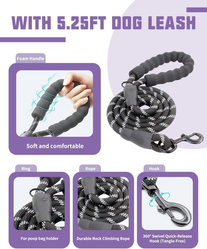 AUROTH Dog Harness and Leash Set for Medium Sized Dog, No Pull Dog Vest