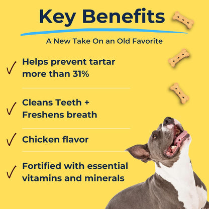 ® Dental Dog Biscuits, Tartar Control, Chicken, 26 oz