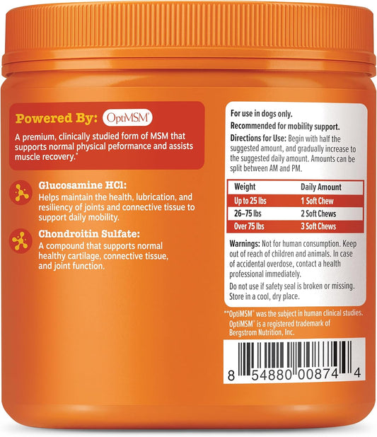 Glucosamine for Dogs - Dog Joint Supplement, Duck