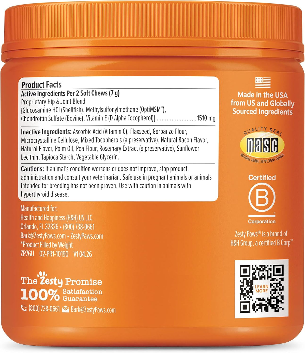 Glucosamine for Dogs - Dog Joint Supplement, Duck