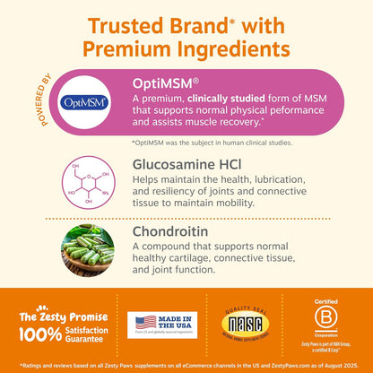 Glucosamine for Dogs - Dog Joint Supplement, Duck