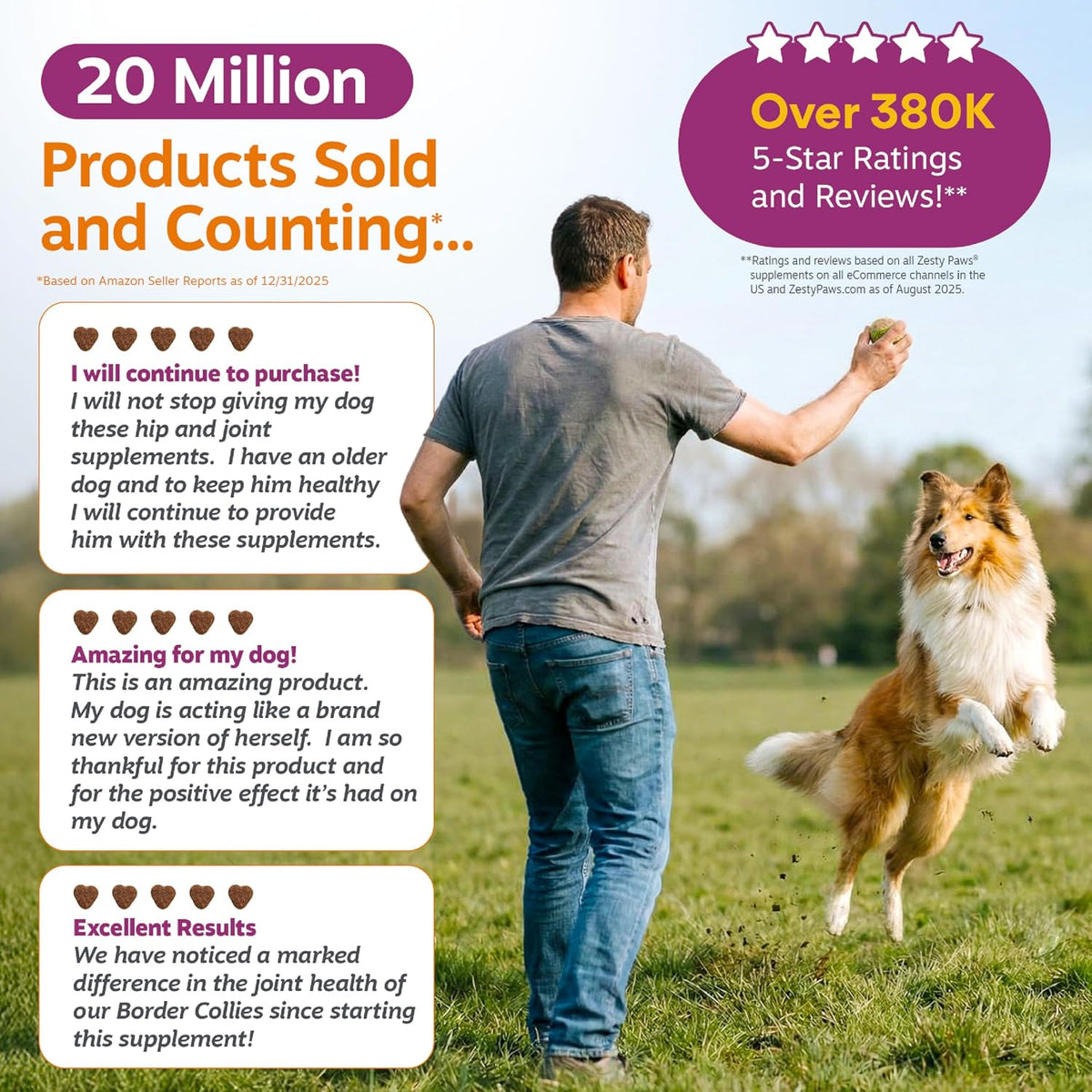 Glucosamine for Dogs - Dog Joint Supplement, Duck