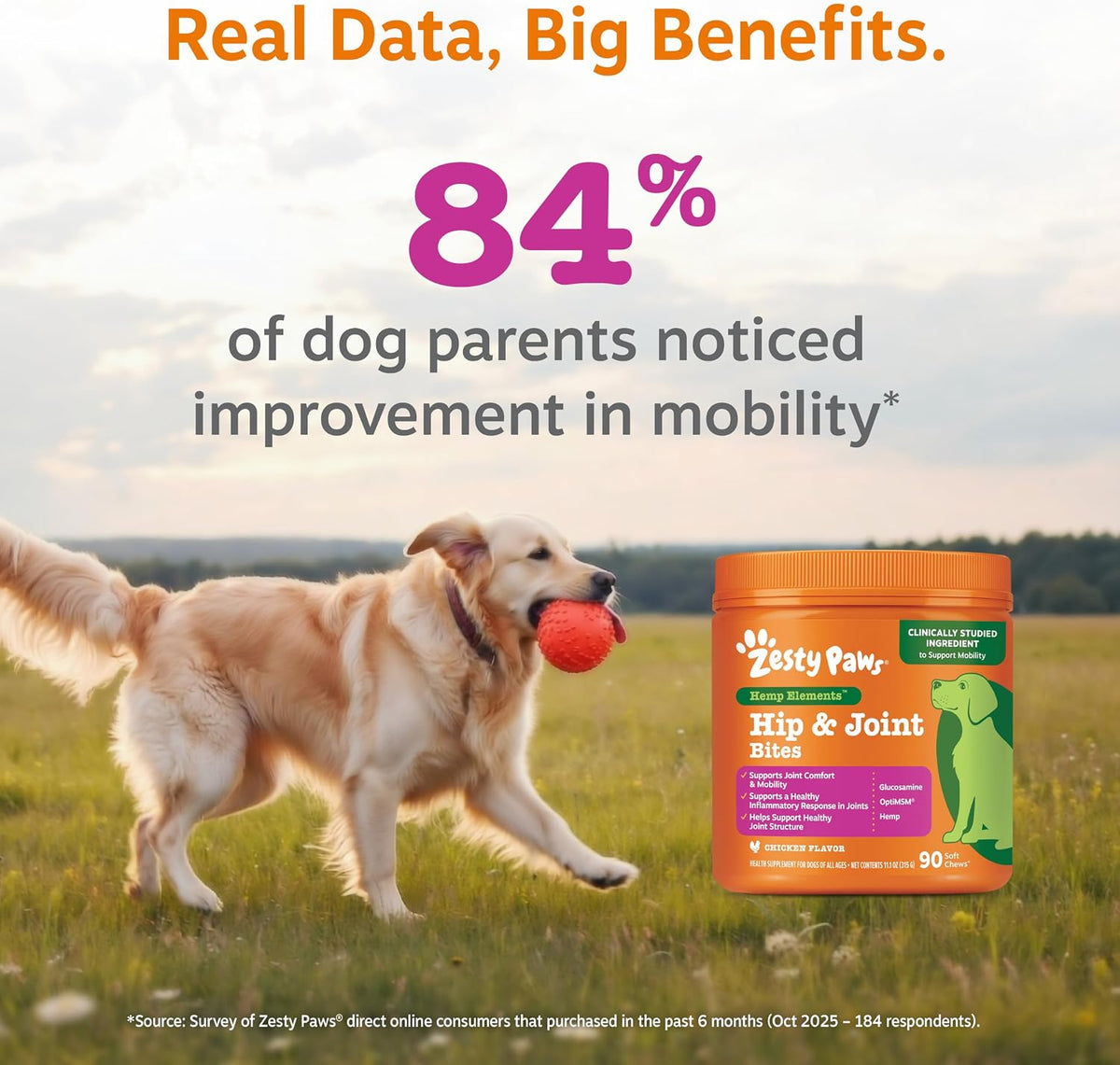 Glucosamine for Dogs - Dog Joint Supplement, Duck