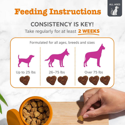 Glucosamine for Dogs - Dog Joint Supplement, Duck