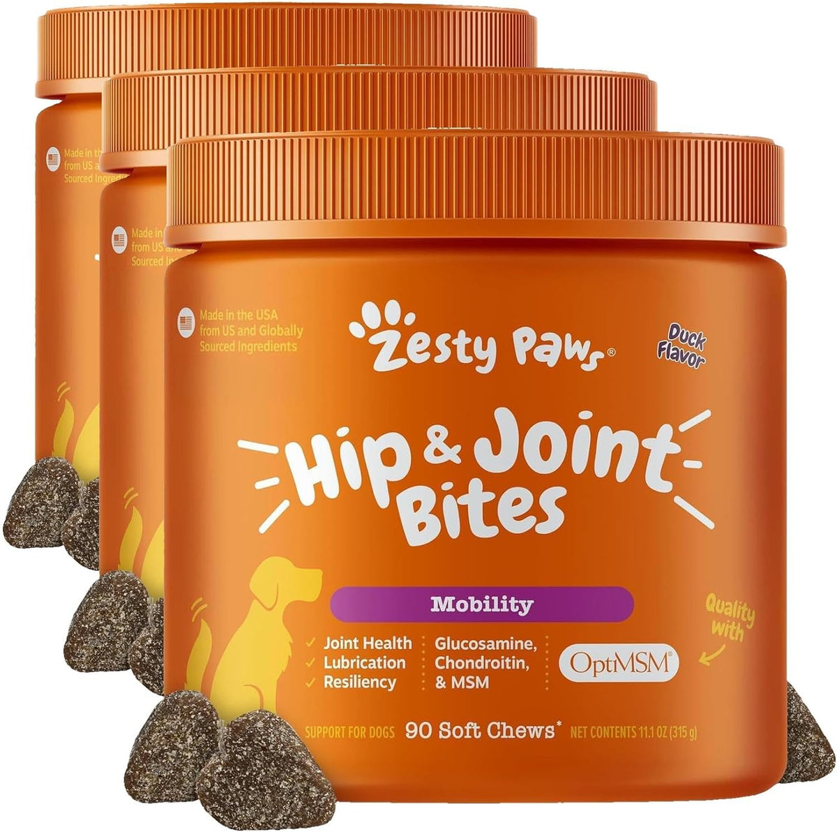 Glucosamine for Dogs - Dog Joint Supplement, Duck