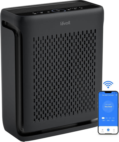 Air Purifier for Home Pets Bedroom Dorm Room Washable Pre-Filter