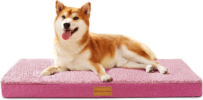 Orthopedic Large Dog Bed Washable Pet Sofa Mat 48''X30'' Black