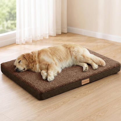 Orthopedic Large Dog Bed Washable Pet Sofa Mat 48''X30'' Black